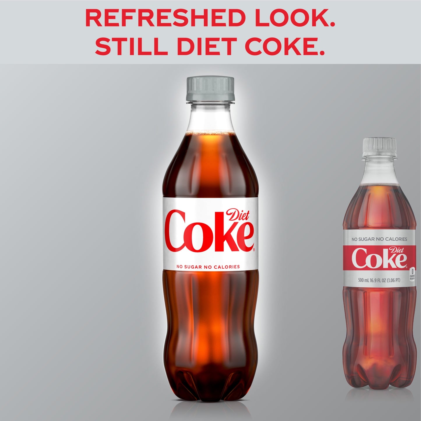 Diet Coke Soda Pop, 16.9 fl oz, 6 Pack Bottles