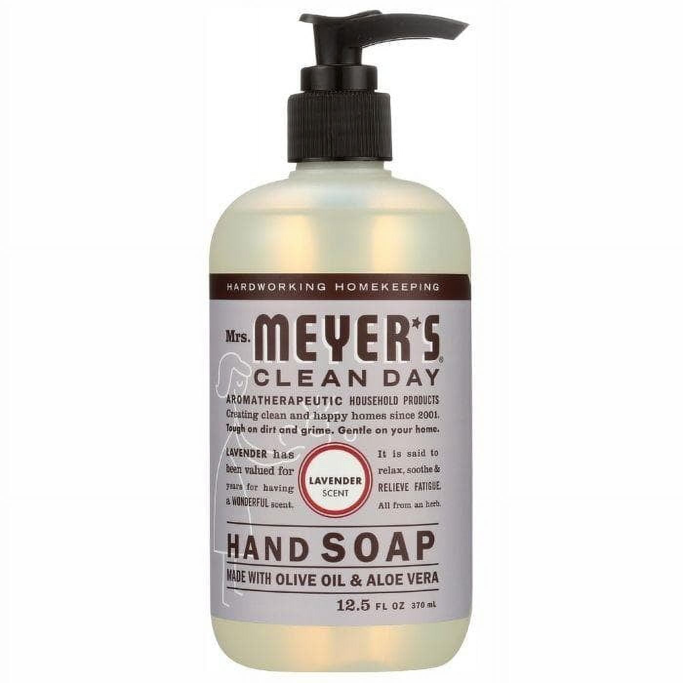 Mrs. Meyer's Clean Day Liquid Hand Soap, Lemon Verbena Scent, 12.5 Ounce Bottle