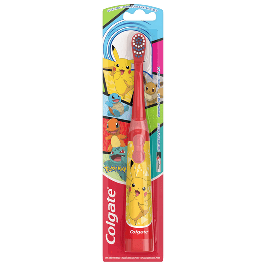 Colgate Kids Pokemon Battery Toothbrush, Extra Soft, Children 3+, 1 Pack