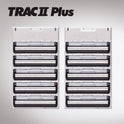 Gillette Men's Trac II Plus Razor Blade Refills, 10 Count