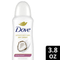 Dove Advanced Care Women's Antiperspirant Deodorant Dry Spray, Caring Coconut, 3.8 oz