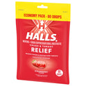 HALLS Relief Strawberry Cough Drops, Economy Pack, 80 Drops