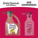 Simply Non GMO All Natural Raspberry Lemonade Juice, 89 fl oz Bottle