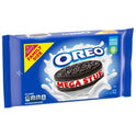 OREO Mega Stuf Chocolate Sandwich Cookies, Family Size, 17.6 oz