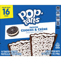 Pop-Tarts Frosted Cookies and Creme Instant Breakfast Toaster Pastries, Shelf-Stable, Ready-to-Eat, 27 oz, 16 Count Box