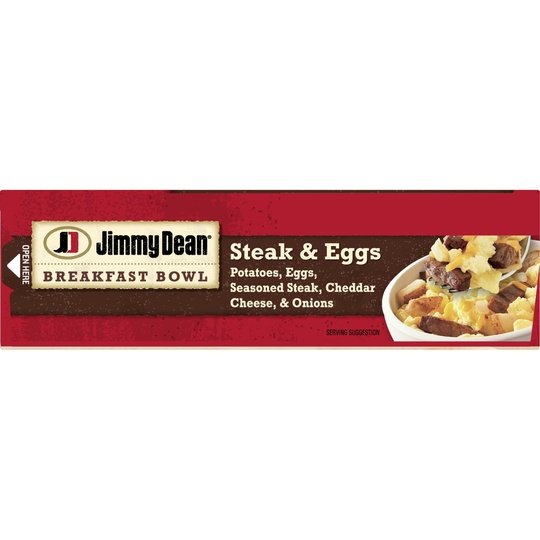 Jimmy Dean Steak & Eggs Breakfast Bowl, 7 oz (Frozen)