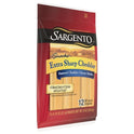 Sargento® Extra Sharp Natural Cheddar Cheese Snack Sticks, 12-Count