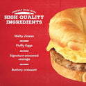 Jimmy Dean Sausage, Egg & Cheese Croissant Sandwiches, 18 oz, 4 Ct (Frozen)