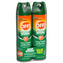 OFF! Deep Woods Insect Repellent V, Biting Insect Spray for Outdoor Use, 9 oz, 2 Count