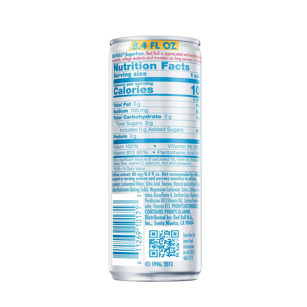 Red Bull Sugar Free Energy Drink, 8.4 fl oz Can