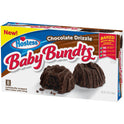 HOSTESS Chocolate Drizzle Baby Bundts, Mini Chocolate Bundt Cakes - 10 oz, 8 Count