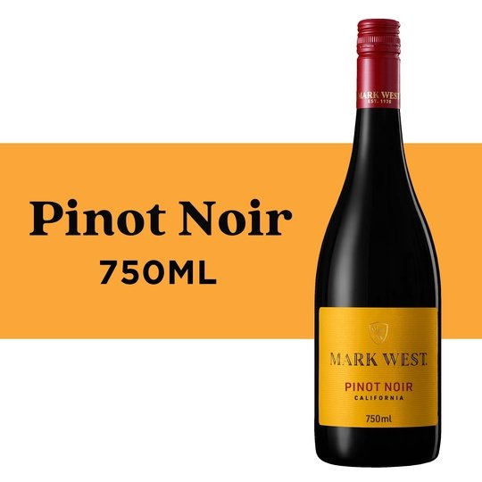 Mark West Pinot Noir Red Wine, California, 750ml Glass Bottle