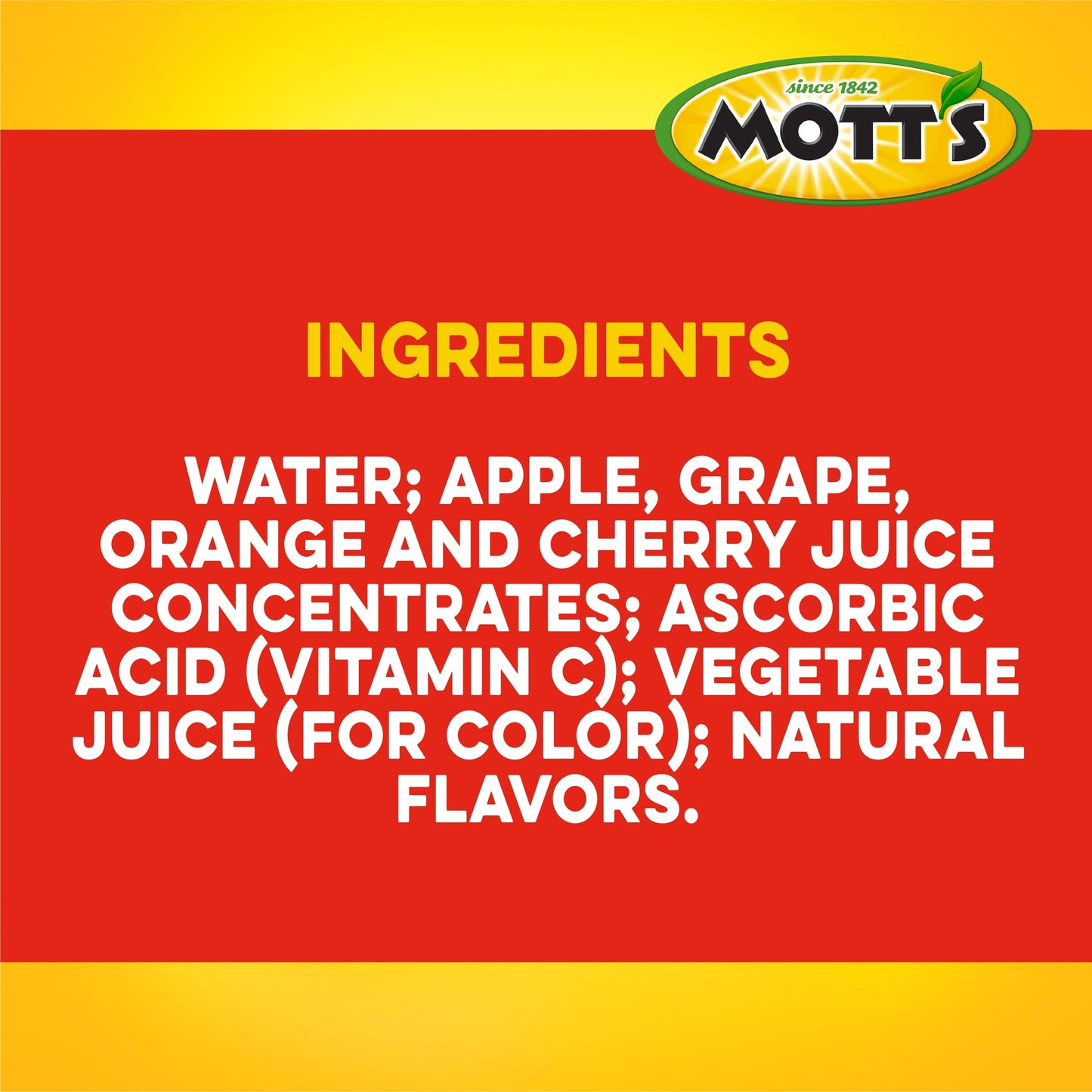 Mott's 100% Juice Fruit Punch Juice, 48 fl oz Bottle