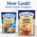 Martha White Blueberry Cheesecake Muffin Mix, 7 oz Bag