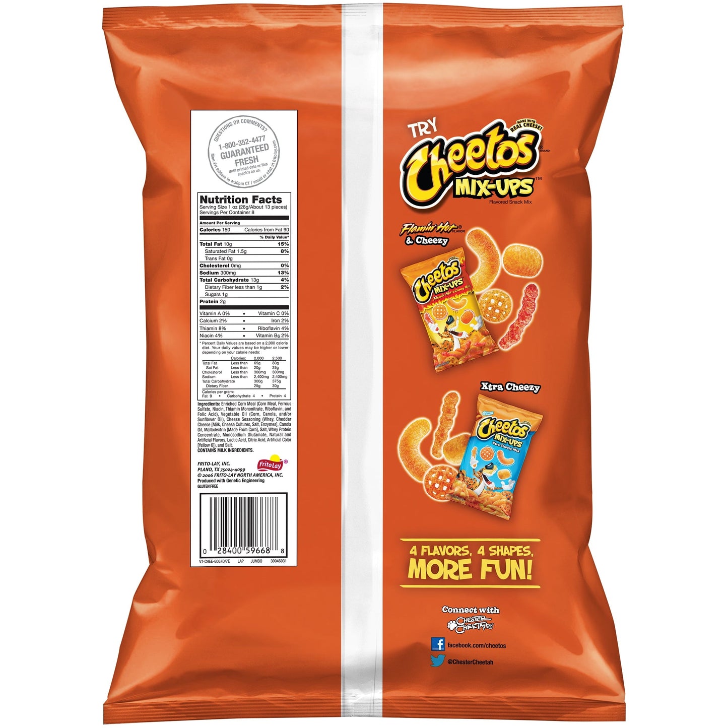 Cheetos Puff Cheese Flavored Snack Chips, 8 oz