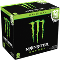 Monster Energy, Original, Energy Drink, 12 fl oz, 6 Pack