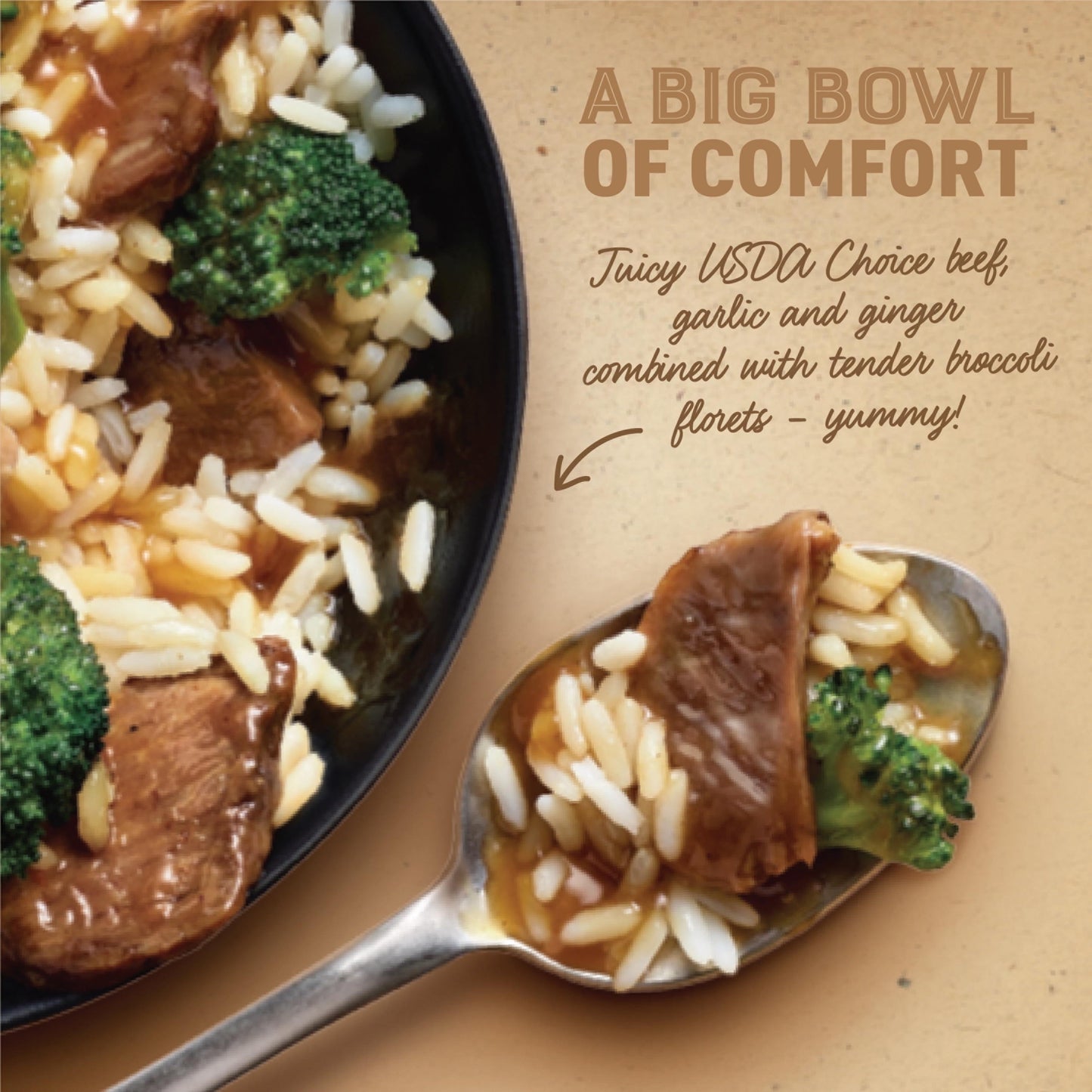 Marie Callender's Tender Ginger Beef & Broccoli Bowl Frozen Meal, 11.8 oz (Frozen)