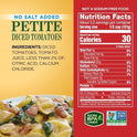 Hunt's Petite Diced Tomatoes, No Salt Added, 14.5 oz Can