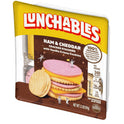 Lunchables Ham & Cheddar Cheese Cracker Stackers Kid Lunch Snack, 3.5 oz Tray