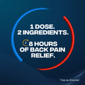 Advil Dual Action Back Pain Caplets Delivers 250Mg Ibuprofen and 500Mg Acetaminophen Per Dose for 8 Hours of Back Pain Relief - 72 Count