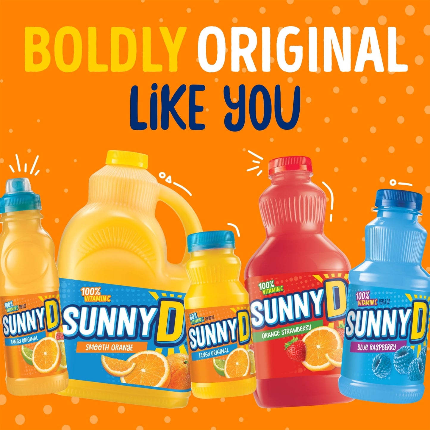 SunnyD Tangy Original Orange Juice Drink, 1 Gallon Bottle