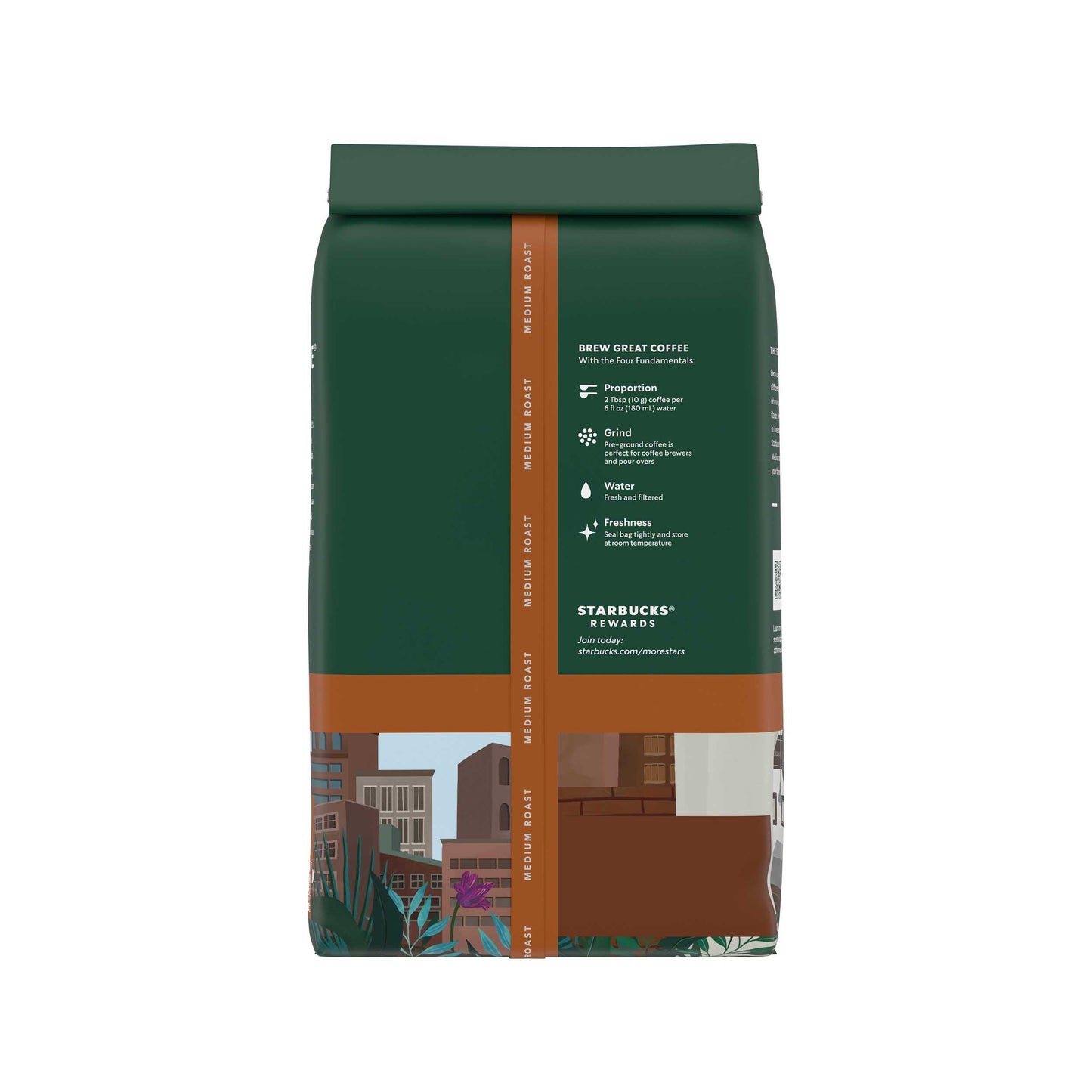 Starbucks Pike Place Roast, Medium Roast Ground Coffee, 100% Arabica, 28 oz