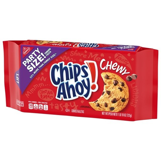 CHIPS AHOY! Chewy Chocolate Chip Cookies, Party Size, 26 oz