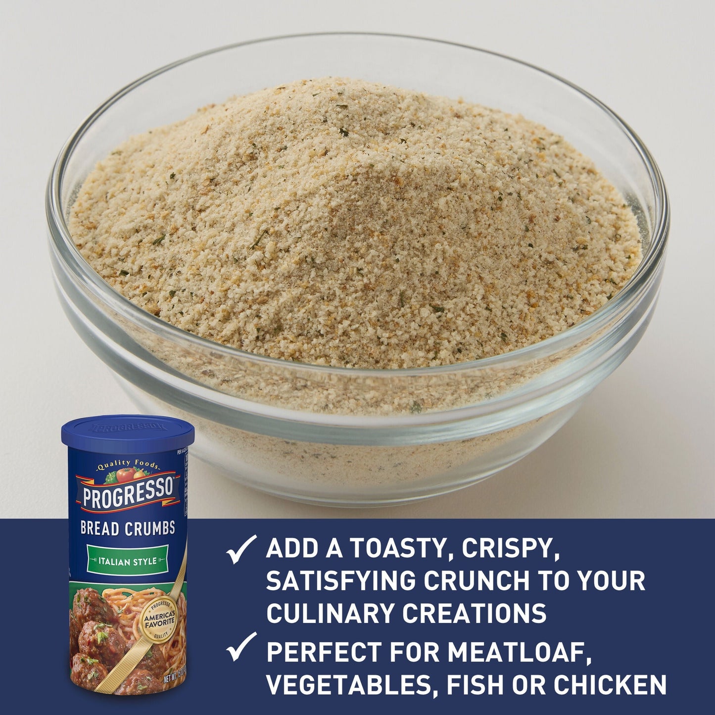 Progresso, Italian Style Bread Crumbs, Cooking Ingredient, 15 oz.