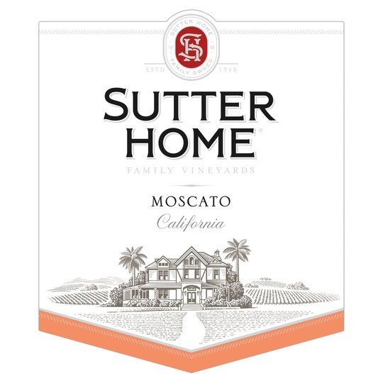 Sutter Home Moscato White Wine, 750 ml Bottle