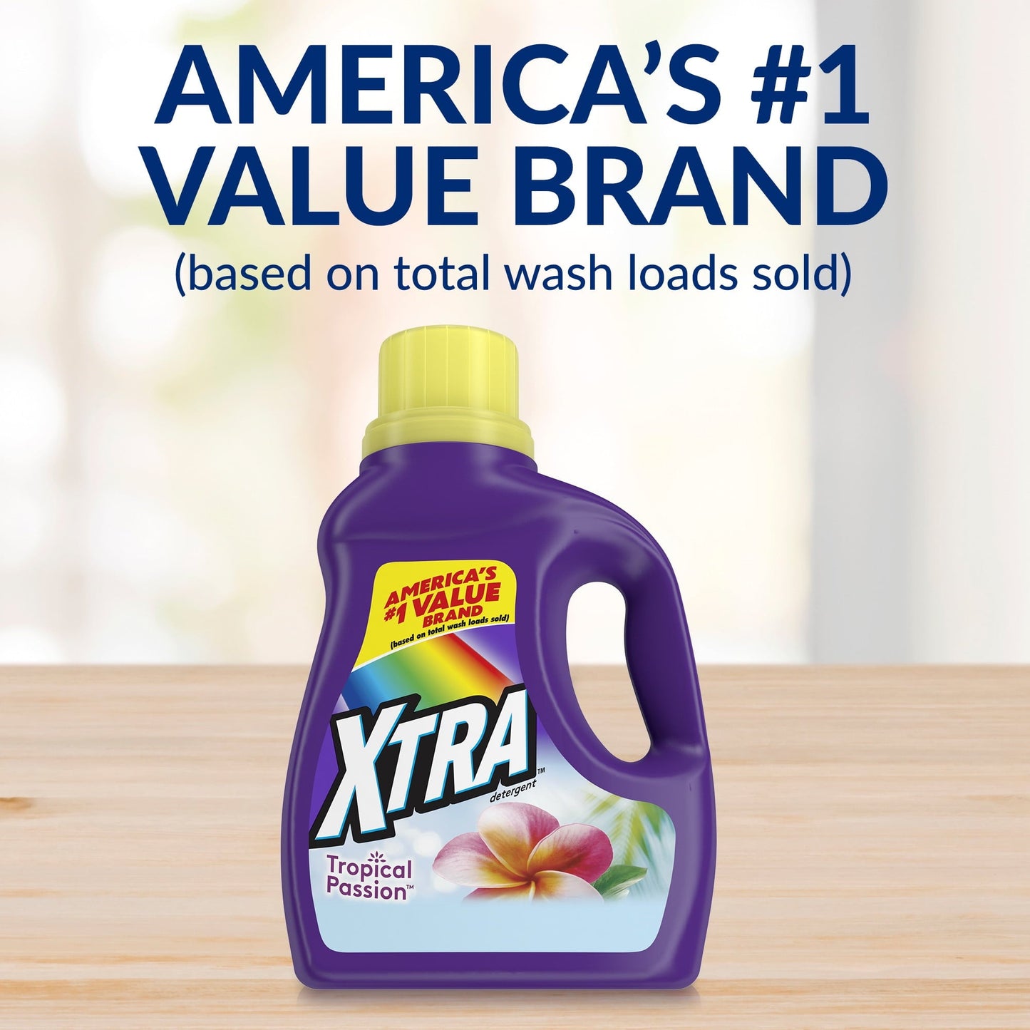 Xtra Tropical Passion, 172 Loads Liquid Laundry Detergent, 206.4 fl oz