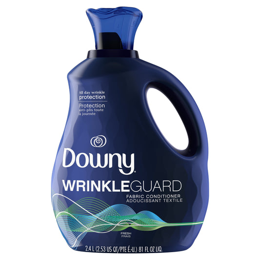 Downy Wrinkle Guard Liquid Fabric Softener, Fresh, 81 fl oz