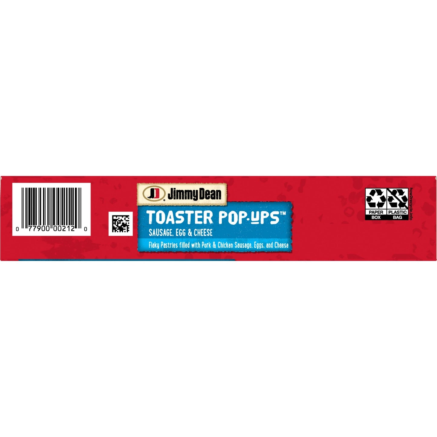 Jimmy Dean, Sausage, Egg & Cheese, Toaster Pop-Ups, 18.4 oz, 8 Count (Frozen)