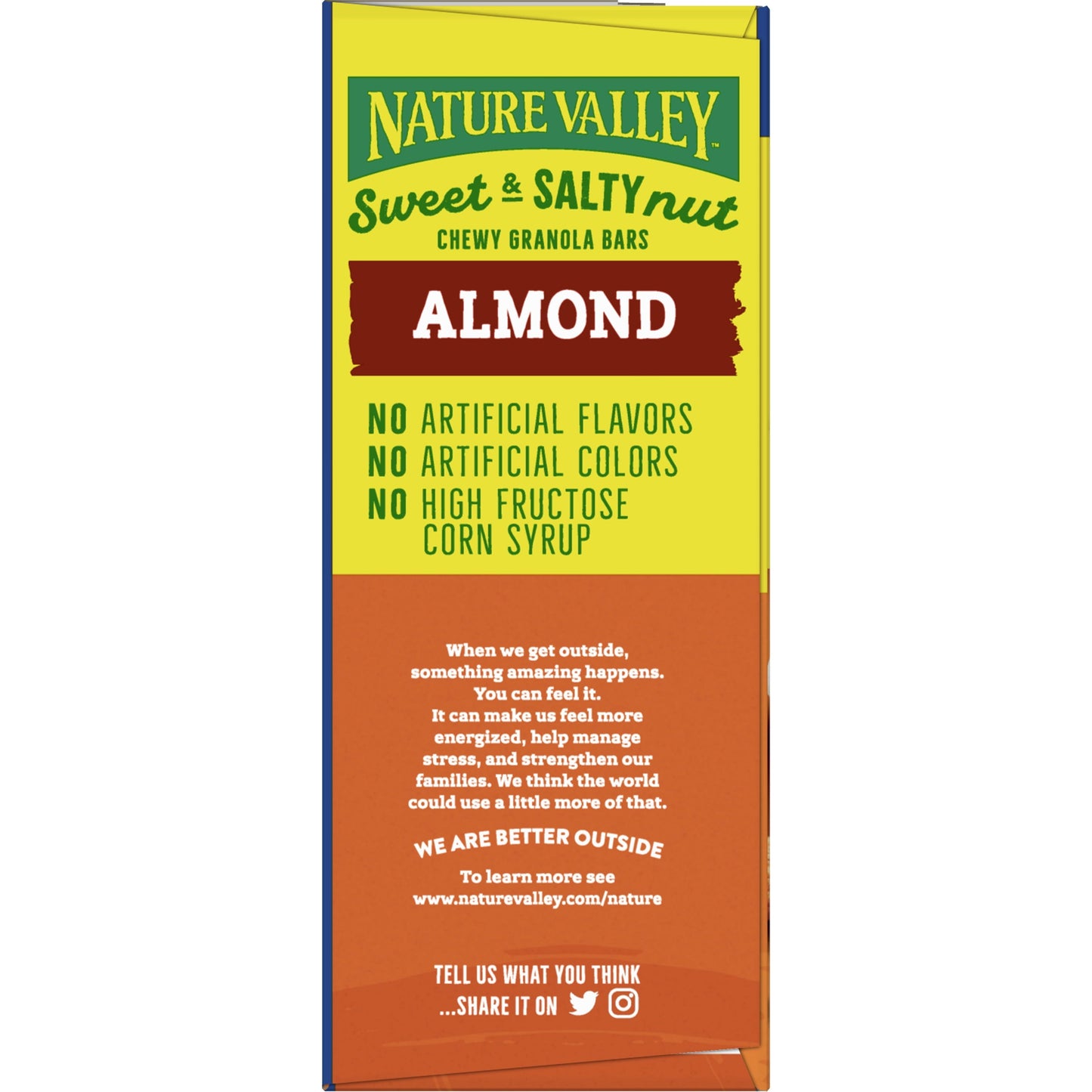 Nature Valley Granola Bars, Sweet and Salty Nut, Almond, 15 Bars, 18 OZ