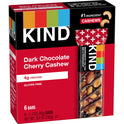 KIND Gluten Free Dark Chocolate Cherry Cashew Snack Bars, 1.4 oz, 6 Count