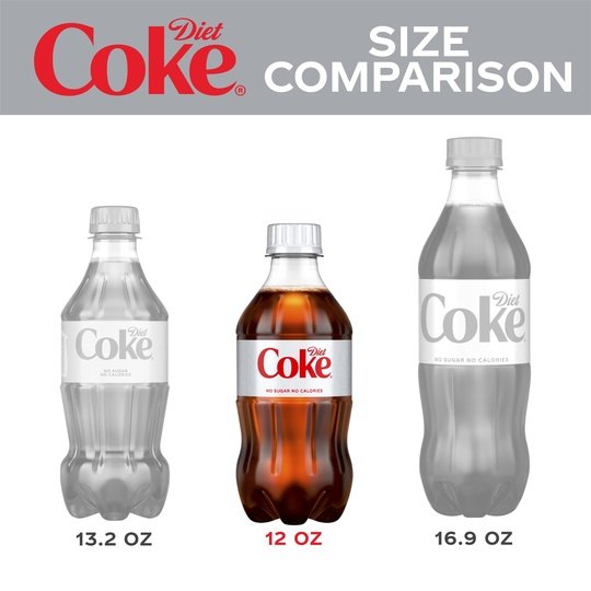 Diet Coke Soda Pop, 12 fl oz, 8 Pack Bottles