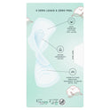 Always Pure Cotton Feminine Pads With Wings, Size 1, Regular Absorbency, 28 CT