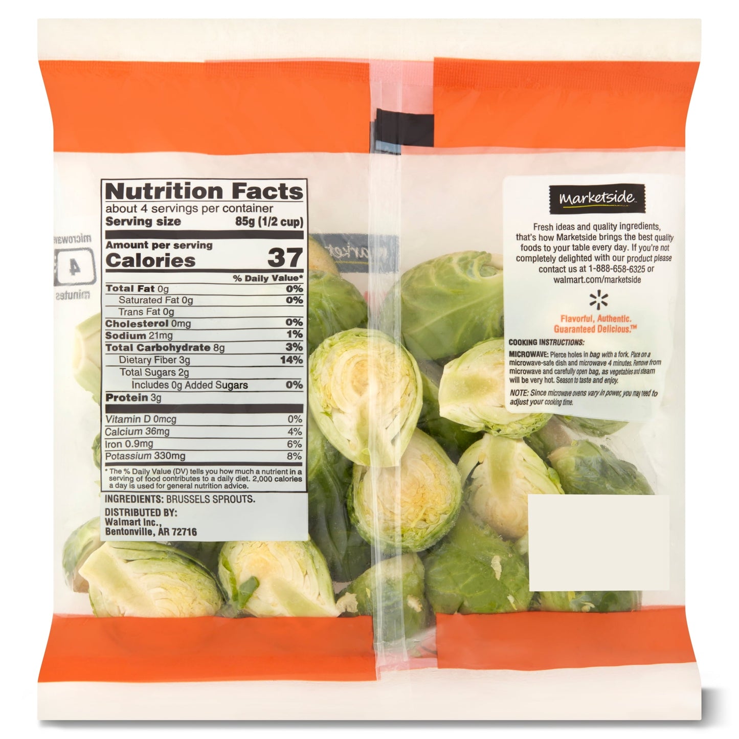 Marketside Fresh Halved Brussels Sprouts, 12 oz