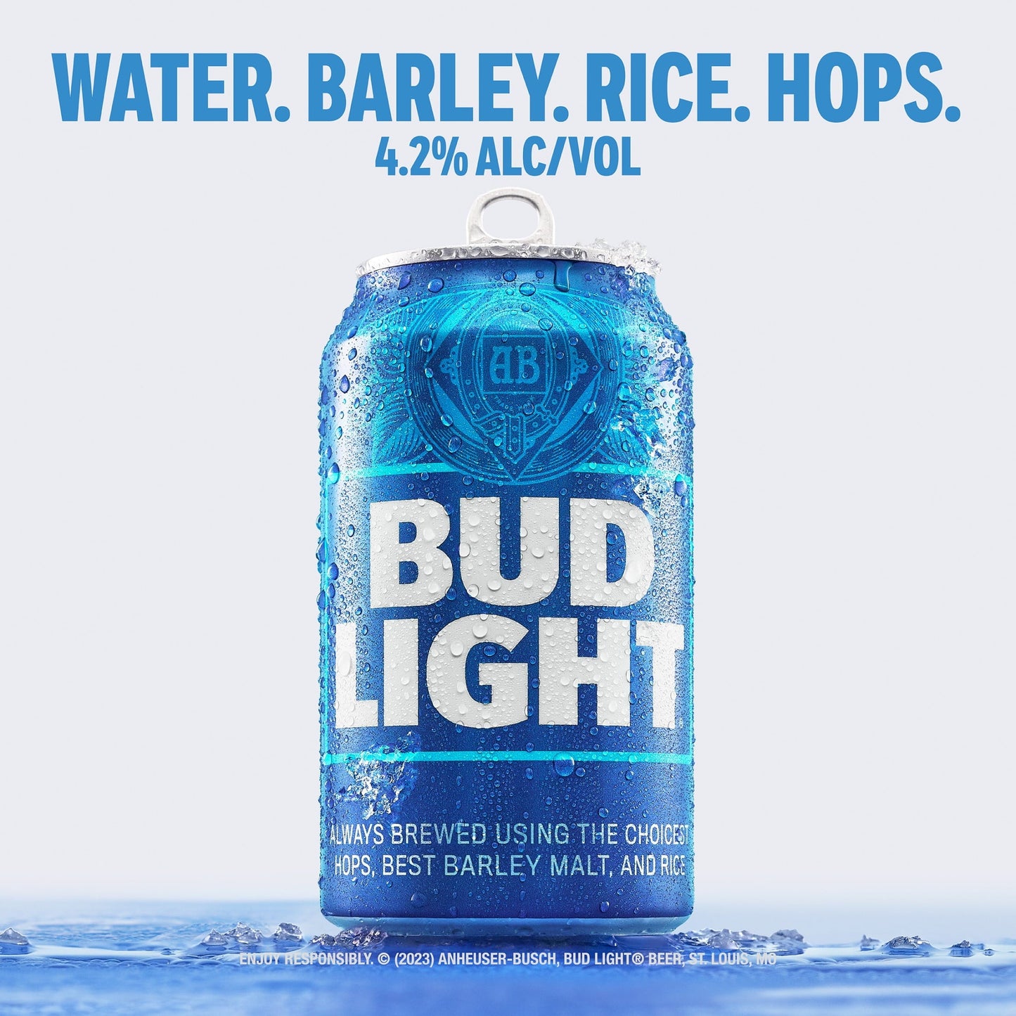 Bud Light Beer, 12 Pack Beer, 16 fl oz Glass Bottles, 4.2% ABV, Domestic Lager