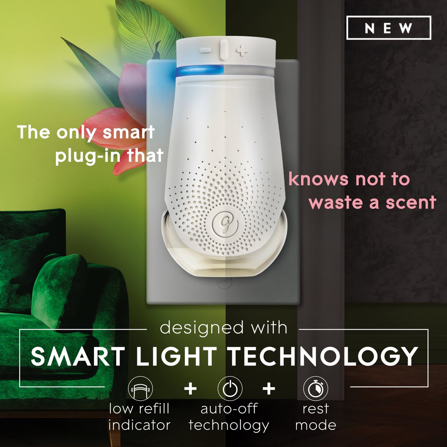 Glade PlugIns Plus Fragrance Warmer Advanced Controls