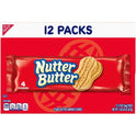 Nutter Butter Peanut Butter Sandwich Cookies, 12 Packs (4 Cookies Per Pack)