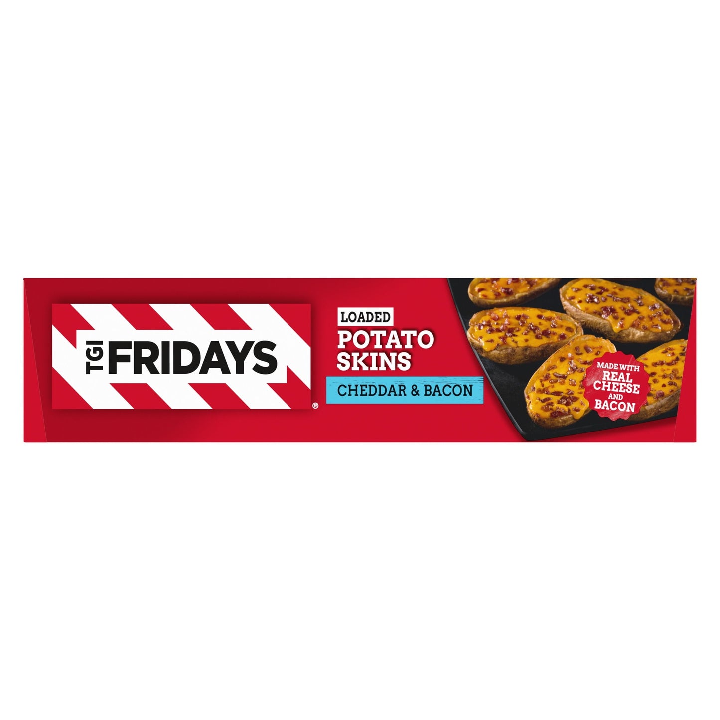 TGI Fridays Loaded Cheddar & Bacon Potato Skins Value Size Frozen Snacks & Appetizers, 22.3 oz Box Giant