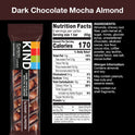 KIND Gluten Free Dark Chocolate Mocha Almond Snack Bars, 1.4 oz, 6 Count