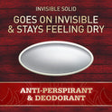 Old Spice Red Collection Swagger Scent Invisible Solid Antiperspirant Deodorant for Men, 2.6 oz