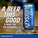 Keystone Light Lager Beer, 6 Pack, 16 fl oz Cans, 4.1% ABV