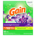 Gain Powder Laundry Detergent, Moonlight Breeze Scent, 93 oz, 63 Loads