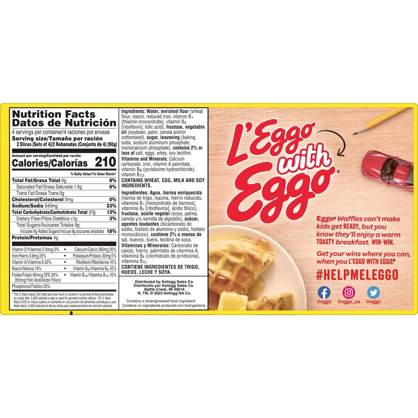 Eggo Original French Toast Sticks, 12.7 oz, 32 Count (Frozen)