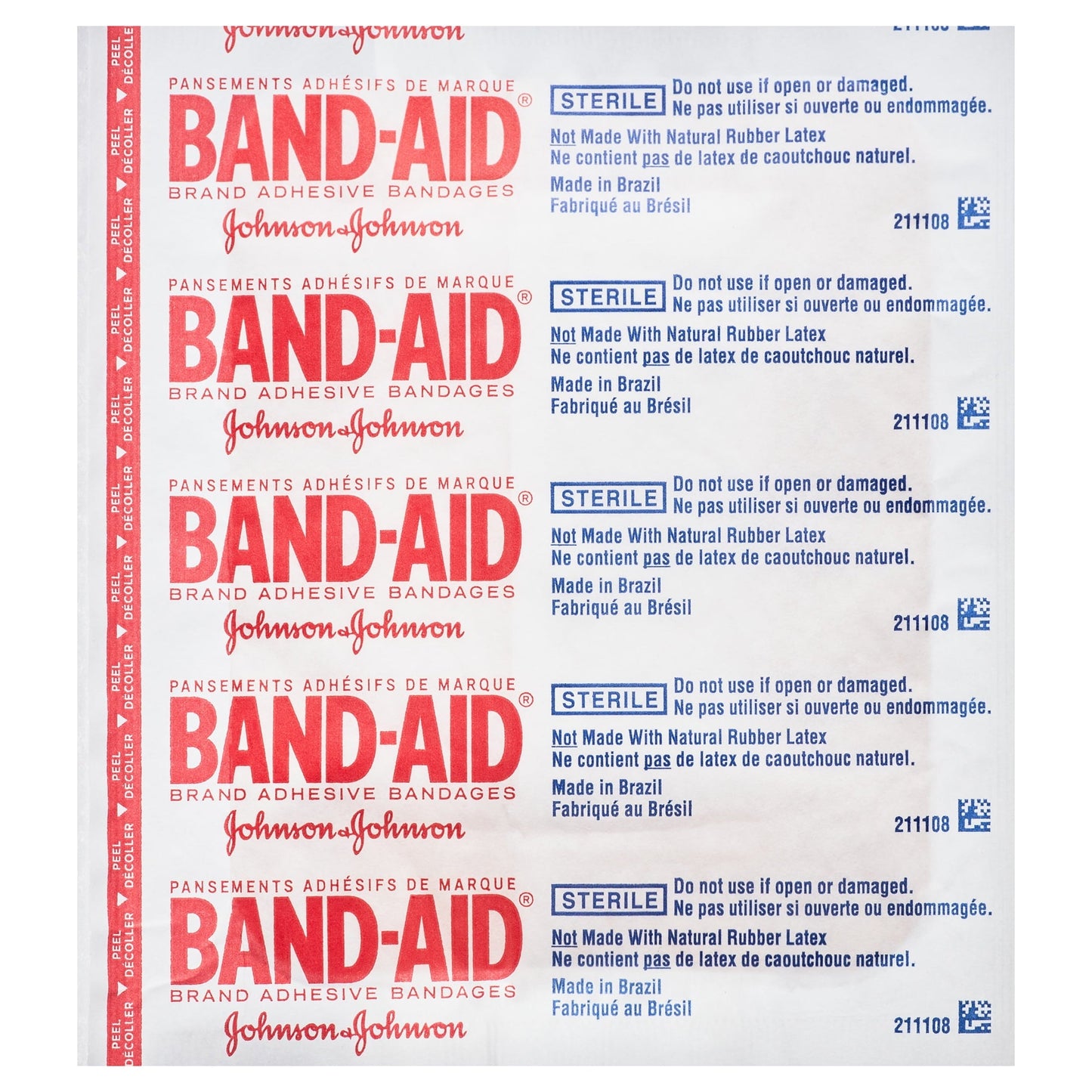 Band-Aid Brand Skin-Flex Adhesive Flexible Wound Covers, Large, 6Ct