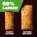 Hot Pockets Frozen Snacks, Big and Bold Chicken Bacon Ranch, 2 Giant Sandwiches