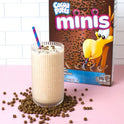 Cocoa Puffs Minis Chocolatey Breakfast Cereal, Made with Whole Grain, Family Size, 18.1 oz