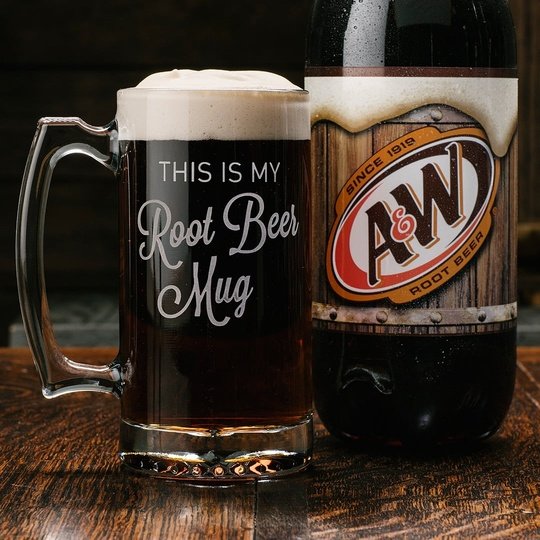 A&W Caffeine-Free, Low Sodium Root Beer Soda Pop, 2 Liter Bottles